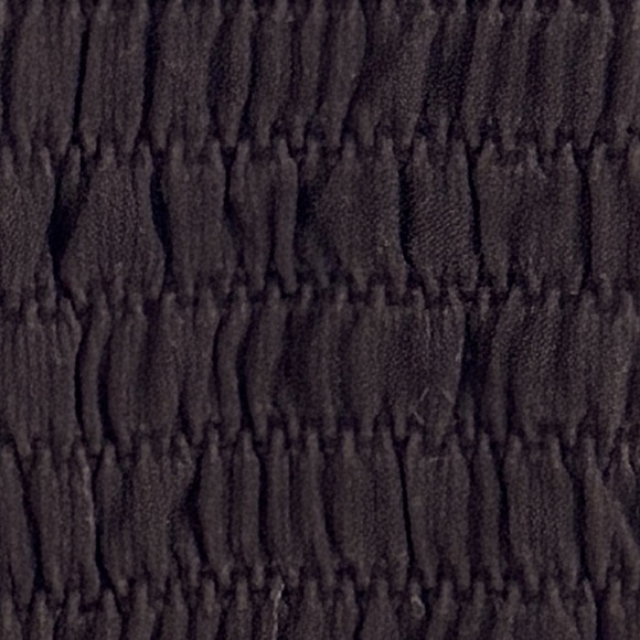 ANTHROPOLOGIE Seamless Smocked Black Mini Skirt Size L/XL NEW - Picture 4 of 6